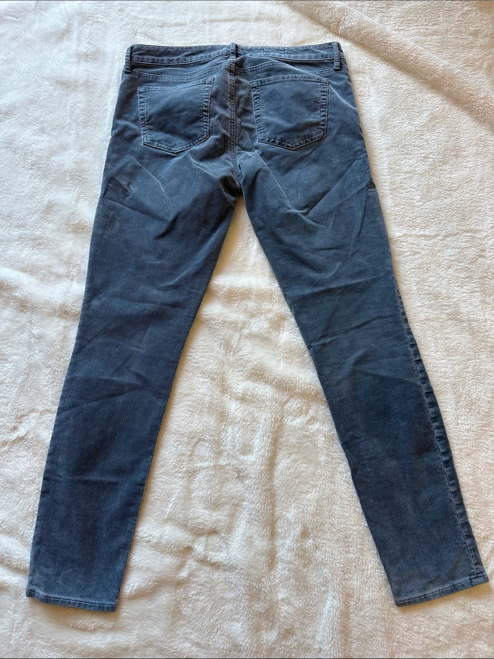 GAP Women’s “Always Skinny” Prettiest Steel Blue Fine Corduroy Pants Sz 30 GUC - Picture 4 of 12